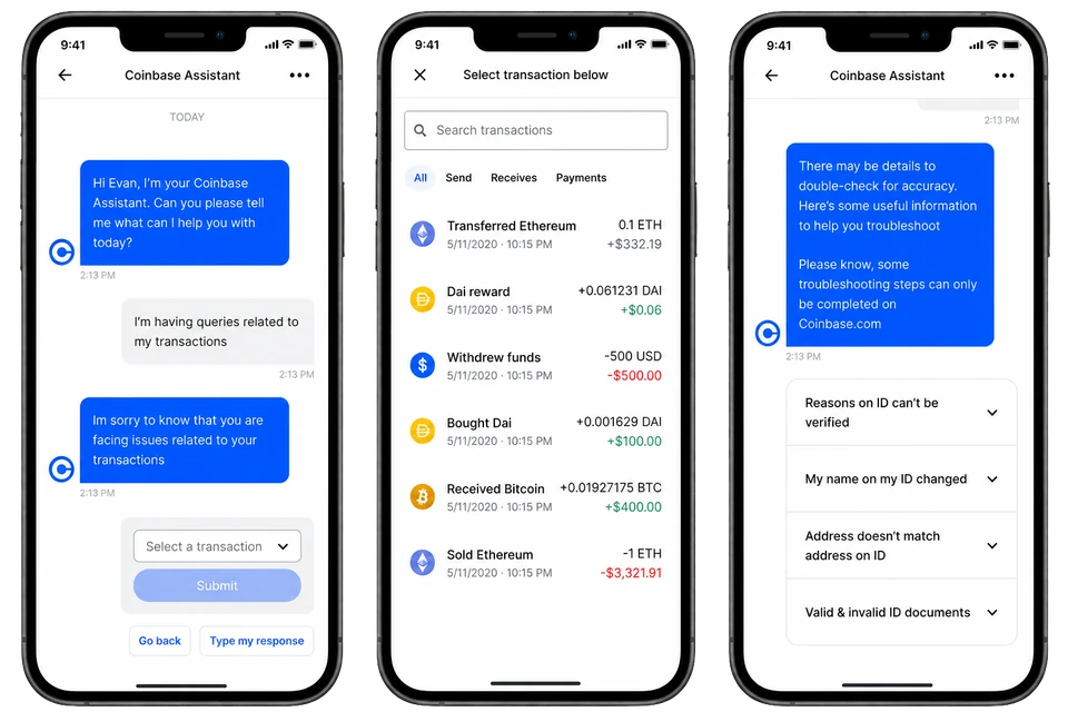 Coinbase project preview