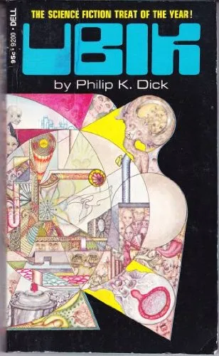 Cover art for the first edition of Ubik by Philip K. Dick by Peter Rauch (1969).