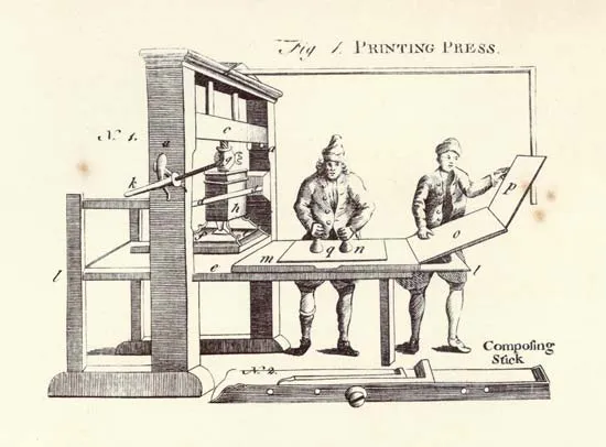 The invention of the printing press by Johanness Gutenberg in the mid-1400s was what first enabled the transportation of ideas at scale